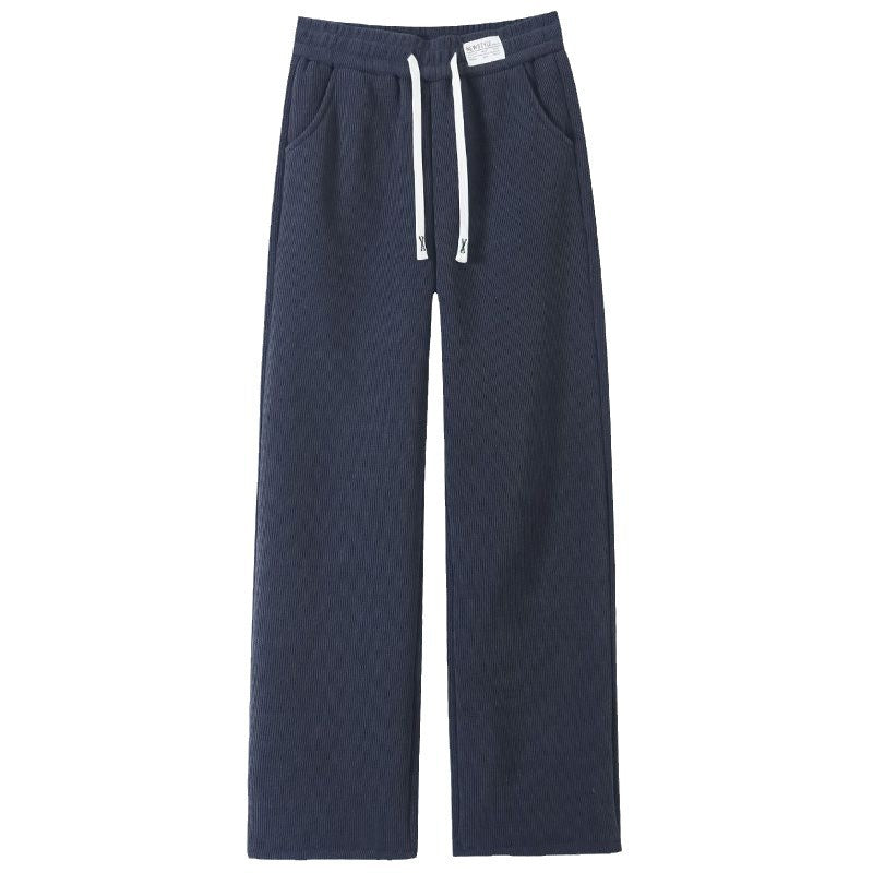 Fleece-Lined Wide-Leg Thermal Pants | PRIVERA