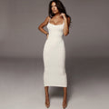 Robe Bodycon Dos Nu Bretelles Spaghetti | PRIVERA